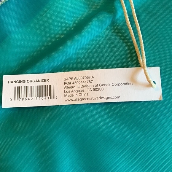 Sophia Joy Hanging Cosmetic Makeup Travel Bag Beauty Organizer Trifold - Picture 12 of 13